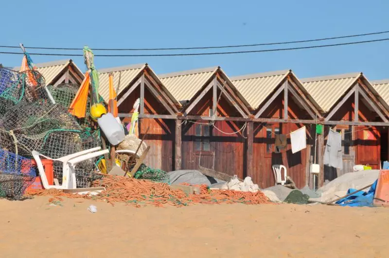 Fishing houses in the Algarve